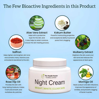 The Health Healer Brightening & Glowing Night Cream 💯(Guaranteed Results)